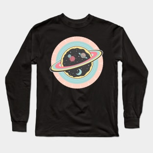 Galaxy Pizza Long Sleeve T-Shirt